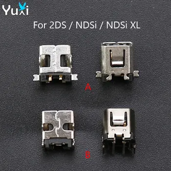 YuXi Už 2DS For NDSi XL USB Įkrovimo lizdas kištukinis Lizdas Sąsaja Uodega Prijungti Žaidimų Konsolės Remonto Dalis, Priedus