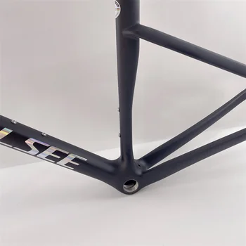 2021 Naujų kelių dviratį anglies rėmas yra daug spalvų, tinka tiek Di2 ir mechaninė grupės 700C anglies rėmelių