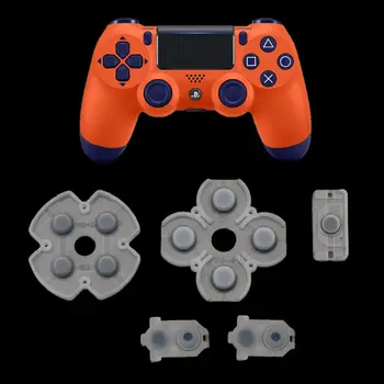 Playstation 4 PS4 Valdiklio Laidus Silikono Gumos Pagalvėlės Dualshock 4 JDS JDM 030 D Mygtukai Mygtukai