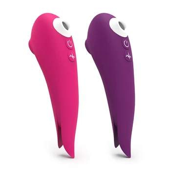 10 Dažnį Moterų Vibratorius 10 Rūšių Čiulpti Kalba Lyžis Massager Stimuliacija USB Įkrovimo Suaugusiųjų Sekso Žaislas Poroms