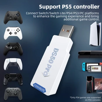 DS50 Pro Žaidimų Valdiklis, Keitiklis, Parama Multi-platform Judesio Kontrolės Žaidimas Reikmenys PS5/PS4/XboxElite Pro Valdytojas