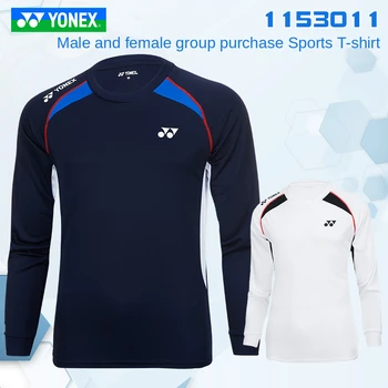 YONEX sporto Džersis sporto drabužiai, sportiniai drabužiai, badmintono ilgomis rankovėmis vyrams, moterims, 2021 115301