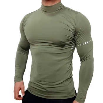 2023 Suspaudimo Marškinėliai Vyrams Fitneso Treniruotės Long Sleeve T Shirt Sporto Mokymo Viršūnes Sporto Tees Salė, Kultūrizmo Sporto
