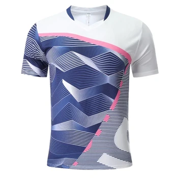 Nauji Sportiniai marškinėliai Badmintono dėvėti marškinėliai Moterims/Vyrams/Vaikų Stalo Teniso žaidimas Marškinėliai drabužių Naudotis POL O drabužiai