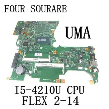 Lenovo FLEX 2-14 FLEX 2 14 Nešiojamojo kompiuterio pagrindinę Plokštę su I5-4210U CPU 448.00X01.0011 13281-1 Mainboard UMA