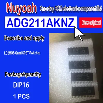 Naujas originalus vietoje ADG211AKNZ ADG211A ADG211 CINKAVIMAS-16 analog switch chip LC2MOS Quad SPST Jungikliai