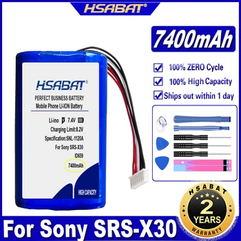 HSABAT ID659 ID659B ST-06S 7400mAh Baterija Sony SRS-X30, SRS-XB3, SRS-XB30, SRS-XB40 Baterijos