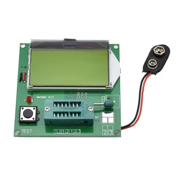 GM328A Tranzistorius LCD Testeris Kondensatorius Dažnio Matuoklis ESR/LCR/RLC/PWM Metrų MOS/PNP/NPN Kvadratinių Bangų Signalo Generatoriaus, 1Hz-2MHz