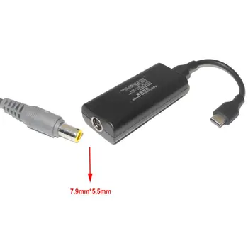Nešiojamas Maitinimo Adapteris Jungtis DC Kištukas-USB Tipas Universali 7.4x5.0 7.9x5.5 4.5x3.0 Lenovo Hp Notebook Cha