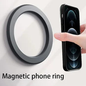 Magnetinis Žiedas Laikiklis iPhone 14 13 12 Magnetas Sienos Mobiliojo Telefono Laikiklis Magnetinis Automobilinio Telefono Stovas