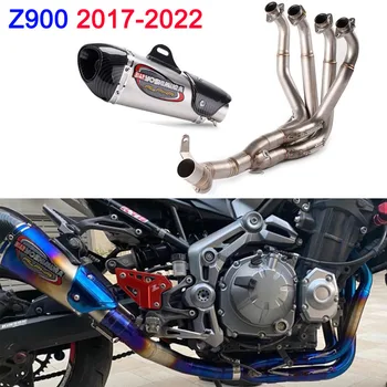 Už Kawasaki Z900 2017 2018 2019 2020 2021 2022 Motociklo Visas Sistemas Yoshimura Išmetimo Vamzdžio Antraštė Nuorodą Vamzdis
