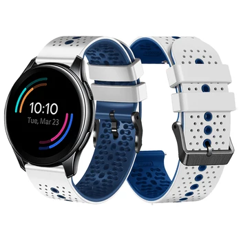 Vienas plius Smartwatch Juostos Oneplus Žiūrėti 22mm Silikono Dirželis Pakeitimo Watchband Apyrankę Priedai