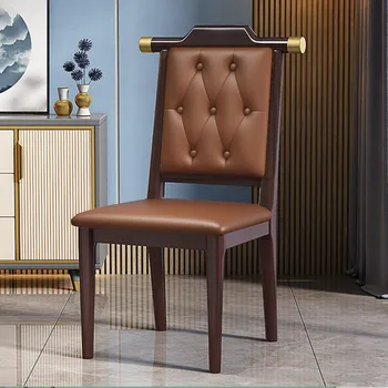 Ergonomiškas Akcentas Valgomojo Kėdės Mobiliojo Dizaineris Medienos Lauko Valgomojo Kėdės Prabangus Kambarį Stalas Karieta Balkonas Baldai GG