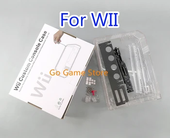 1set Nintendo Bus Korpuso Dangtis Korpuso Pilnas Korpusas su lukštais Atveju dėl Wii Konsolės su pilną dalių Mažmeninės langelyje