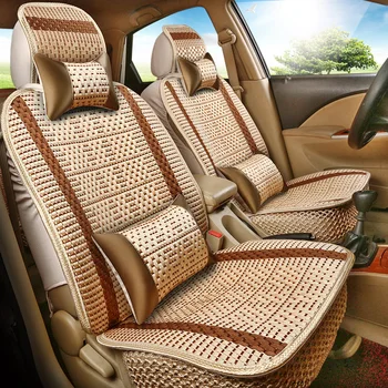 Universalus Ledo Šilko 1PCS Automobilių Sėdynių užvalkalai Toyota Corolla Camry Rav4 