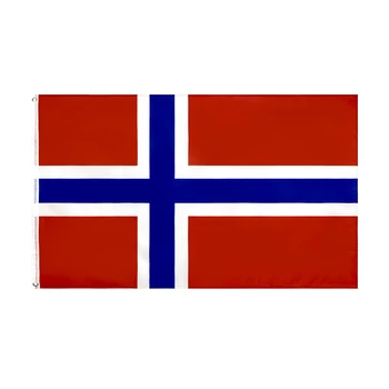 FLAGHUB 60X90 90X150cm Kongeriket Noreg Norge Norvegijos Vėliava