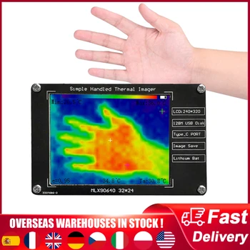 2.8 colių Skaitmeninio Infraraudonųjų Terminio Vaizdavimo Nešiojamą LCD Vaizdo Kamera, -40℃-300℃ Matavimo prietaiso Temperatūra Bandymų Jutiklis