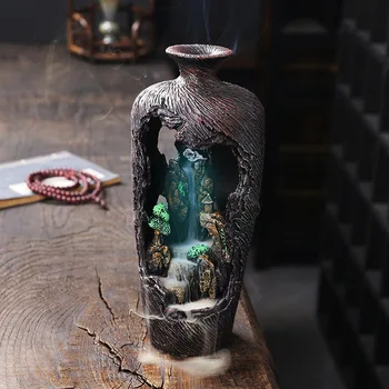 Namų Dekoro Vaza Dizaino Ornamentu Dervos Rankų Darbą Pasisekė Fengshui Krioklys Moliuskui Smilkalų Degiklis Censer