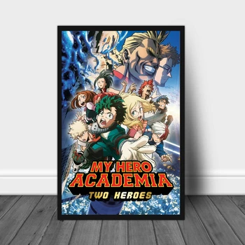 Mano Herojus Akademinės Bendruomenės Du Herojai Anime Filmo Plakatas Namų Sienų Tapybos Apdaila (Be Rėmelio)