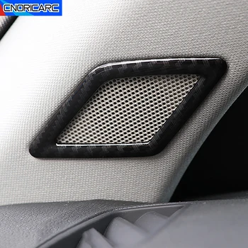 Automobilių Durų Statramsčio Stereo Garsiakalbis Rėmo Apdaila, Apdaila Audi Q3 2019-2022 Interjero Ragų Anglies Pluošto Tekstūra Aksesuaras Lipdukai