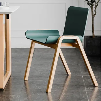 Lauko Dizaineris Valgomojo Kėdės Akcentas Mediniai Biuro Šiaurės Valgomojo Kėdės Mobiliojo Virtuvės Sedie Sala Da Pranzo Namų Baldai