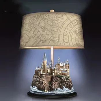 Hogwartsed Stalo Lempa Dervos Papuošalai Modernių Namų Miegamasis Kambarys Stalo Apdailos Pilis Stalo Lempa Harryed Pottersed Gimtadienio Dovana
