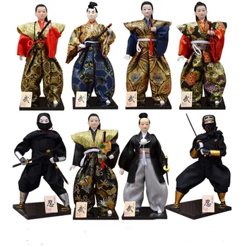 Japanese Ninja Warrior Doll Samurajus Izakaya Hotel Restaurant Papuošalai Dovanos
