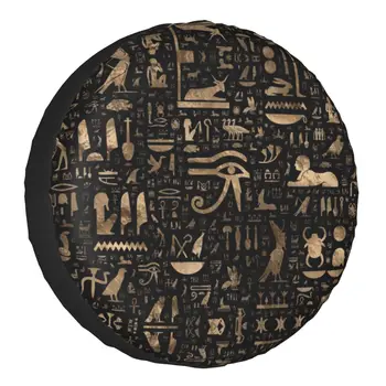 Senovės Egipto Hieroglifai Atsarginių Padangų Padengti Maišelis Maišelis už Džipą Honda Egipto Meno Automobilio Ratų gaubtai 14