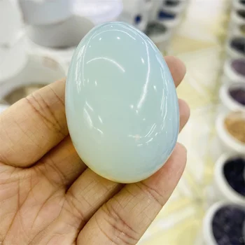 atsitiktinis natūralaus akmens gražus opal kvarco kristalo masažas kiaušinių reiki healing namų puošybai skirtas parduoti