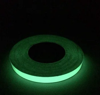 10mm X 5 metrų super ryškiai Žalia šviesą Atspindintis Lipdukas Motociklo, Automobilio Šviesos Juostelės Atspindinčios Juostelės apdaila