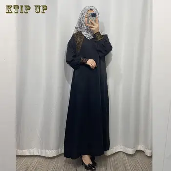 Ramadanas Musulmonų Artimųjų Rytų Dubajus Hui Moterų Mados Malajų Ilga Suknelė Karšto Diamond Ilgas Apdaras Suknelė Islamo Apranga Moterims Abaja