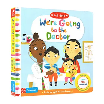 Mes einame į Gydytoją Didelis Veiksmus, knygos Vaikams, vyresniems 3 4 5 6, anglų paveikslėlį knyga, 9781529004038