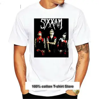 Ropa de hombre, Sixx A. M. ESU Band-Camiseta con imagen fotográfica para niñas, camisa negra oficial, para chicas