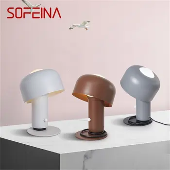 SOFEINA Šiaurės Stalo Lempa Šiuolaikinės Kūrybinis Dizainas Paprastas LED Dekoras Miegamasis Studijų Stalas Šviesos