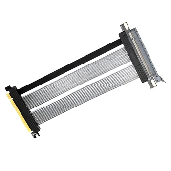 PCI-E 4.0 Grafika Kortelės ilgiklis PCIE X16 Adapterio Kabelį 90 Laipsnių Adapteris, Kabelis PCIE 4.0 ilgiklis