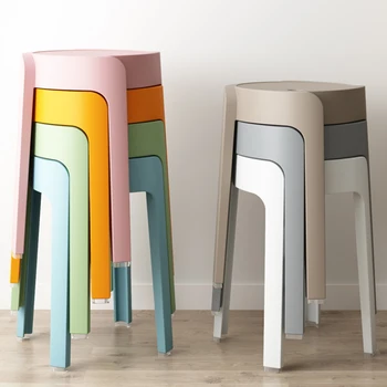 Modernus Miegamojo, Biuro Kėdės, Virtuvės Vestuvių Dizaino Plastiko Projektavimas Japonijos Baro Kėdės Kempingas Silla Nordica Namų FurnitureLJYXP