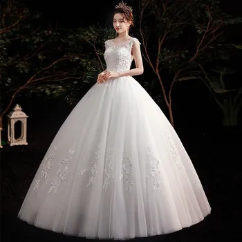 Vestidos De Novia 2023 Temą Vestuvių Suknelės Bridals Chalatas De Mariee Princesse De Luxe Didmeniniams Kaina Plius Dydis